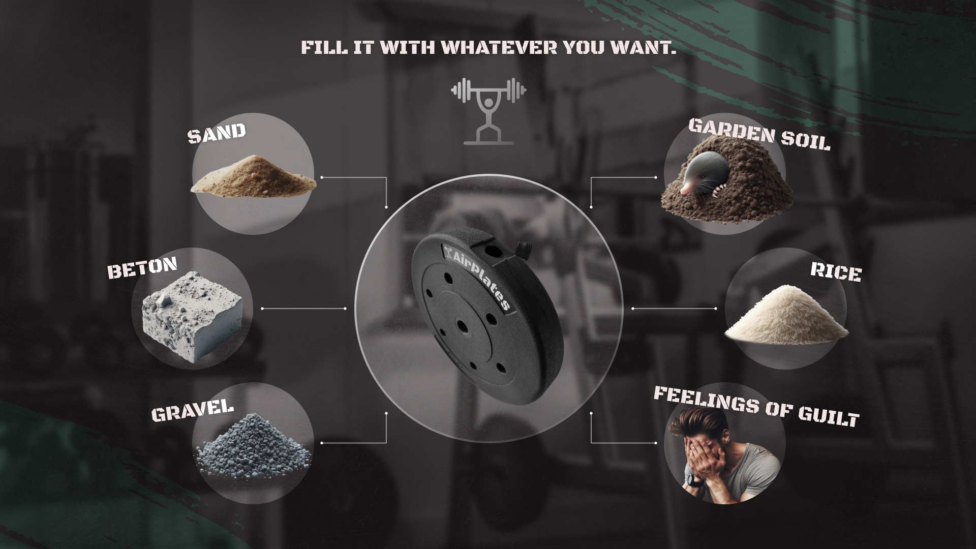 AirPlates infographic - Fill with what you want