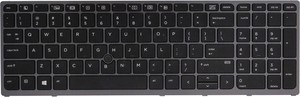 Geunine HP ZBook 15 G3 Mobile Workstation Backlit keyboard 848311-001 TESTED