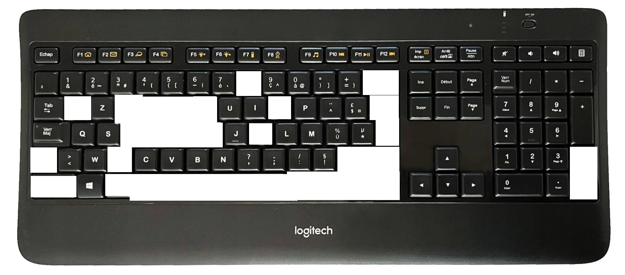 ST5 Replacement single key cap for keyboard Logitech K800 – ASA College: