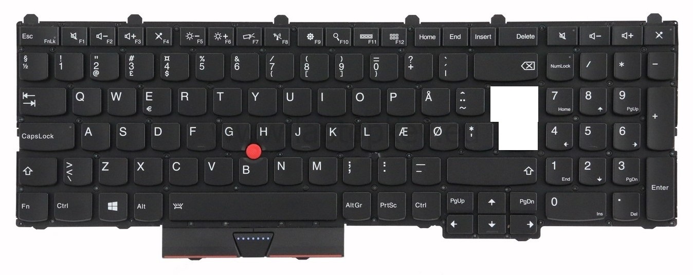 LI271 Key for keyboard Lenovo IBM Thinkpad P Series P50s P51 P71 P50