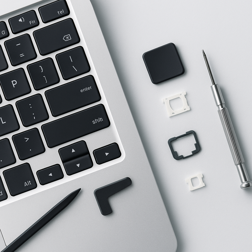 Instrukcja krok po kroku wymiany klawisza w klawiaturze laptopa