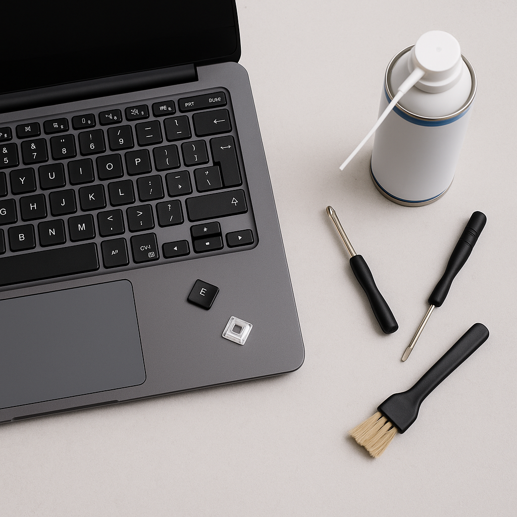 Rozwiązywanie problemów z niedziałającymi klawiszami w laptopie